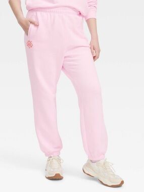 💗🐰 Roller Rabbit x Target Jogger Sweatpants Soft Pink NWT size M